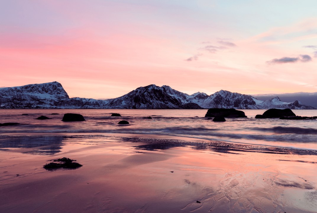 Lofoten, rugged mountains, deep fjords, picturesque fishing villages