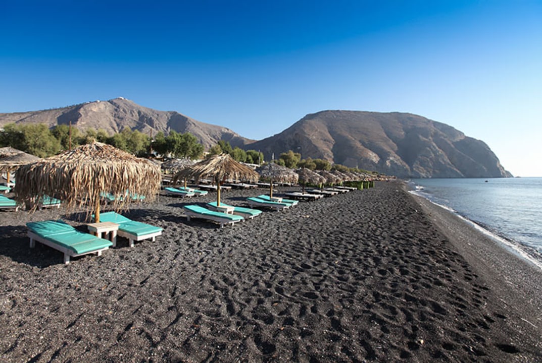 Paralia Perissa Black Beach, Akrotiri Archaeological Site, Oia Village
