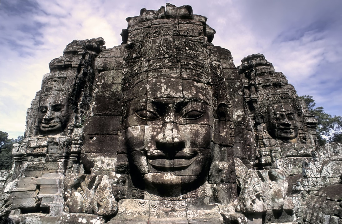 Angkor Wat sunrise, Bayon bas-reliefs, jungle-clad Ta Prohm, Tonle Sap Lake sunset
