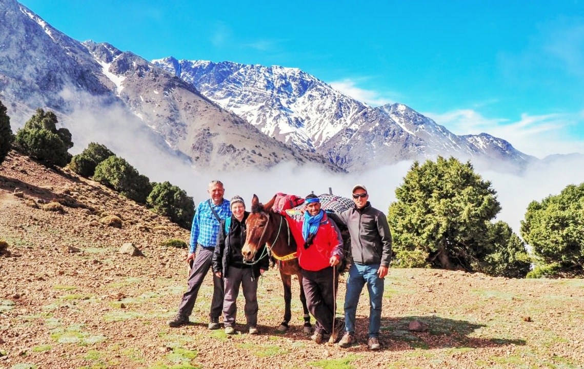 Azzadn Valley terraces, Tizi n'Tgodalt Pass, Imlil Valley views
