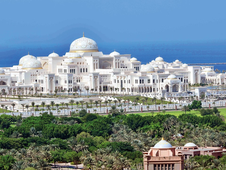Sheikh Zayed Grand Mosque, Qasr Al Watan, Ferrari World on Yas Island