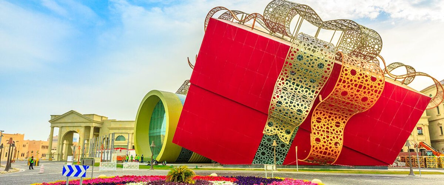 West Bay waterfront, Pearl Qatar, Katara Cultural Village, Arabian Sea