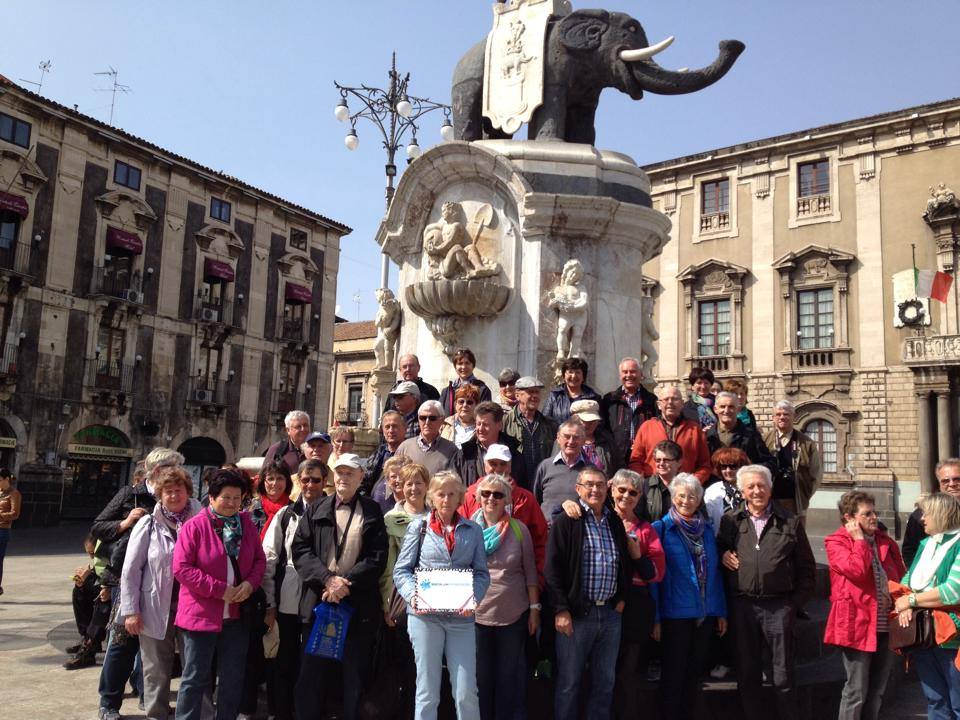 Piazza Stesicoro, Via Etnea, La via dei Crociferi, Piazza del Duomo, Catania