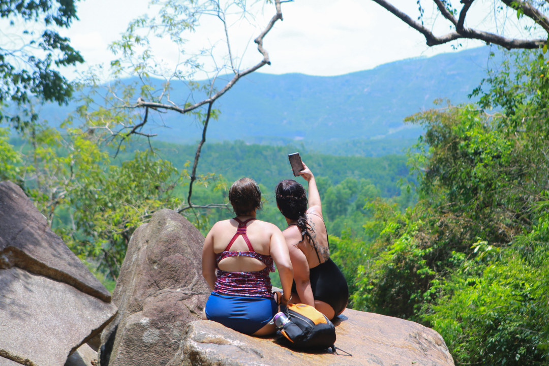 Hội An countryside, rice paddies and river crossings, secret waterfall