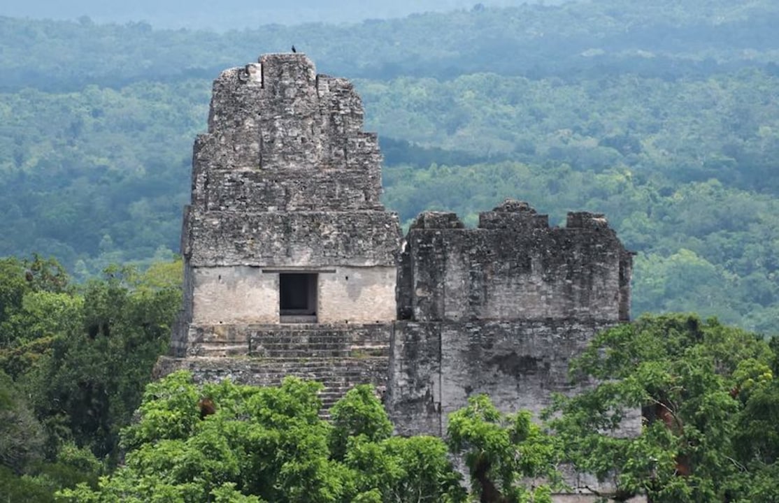 Temple IV, grand central plaza, Mundo Perdido complex, Temple of the Mask
