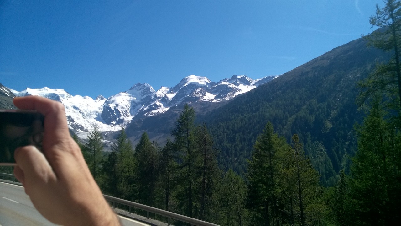 Lake Como, St. Moritz, Bernina train