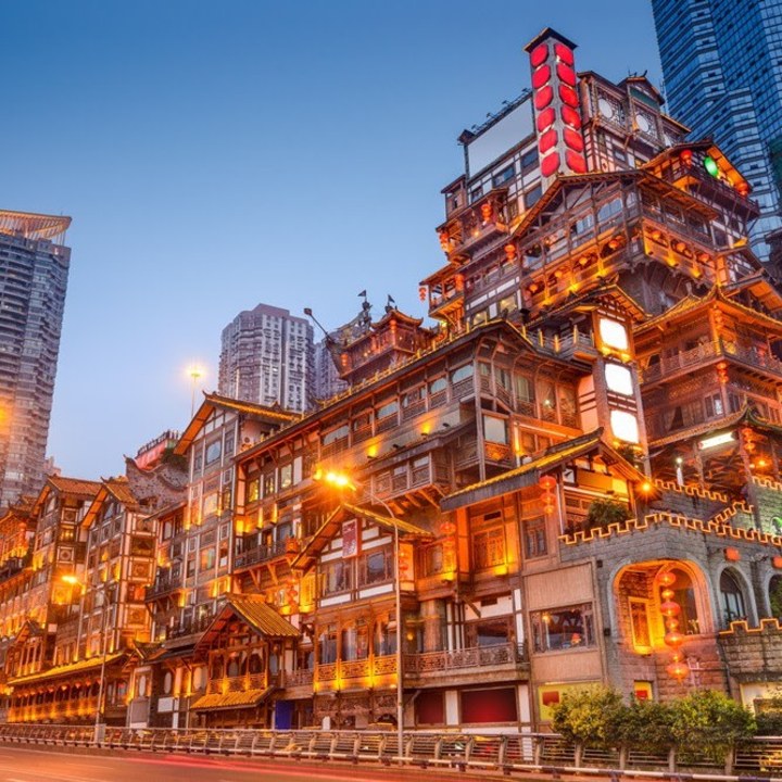Liziba Monorail Station, Ciqikou Old Town, Eling Er'chang Cultural-Creative Zone, Hongyadong