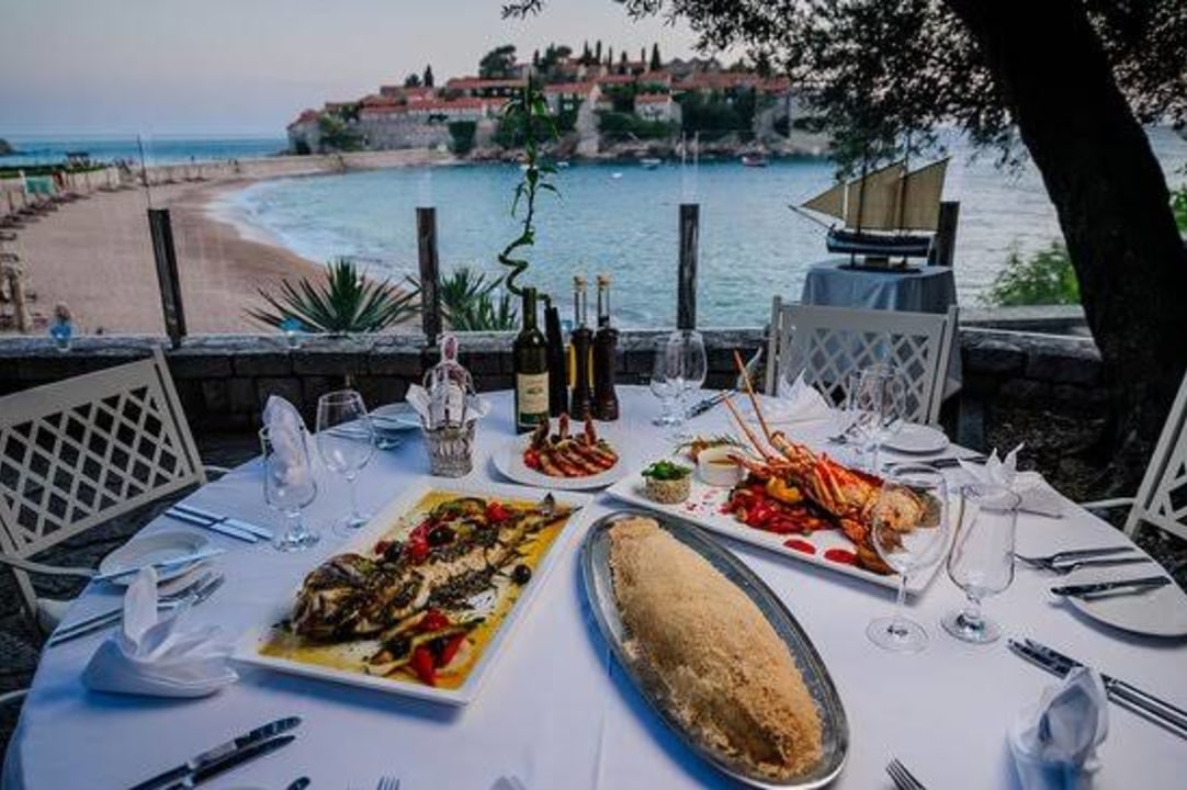 Sveti Stefan islet, Adriatic coast, Kotor coastal drive