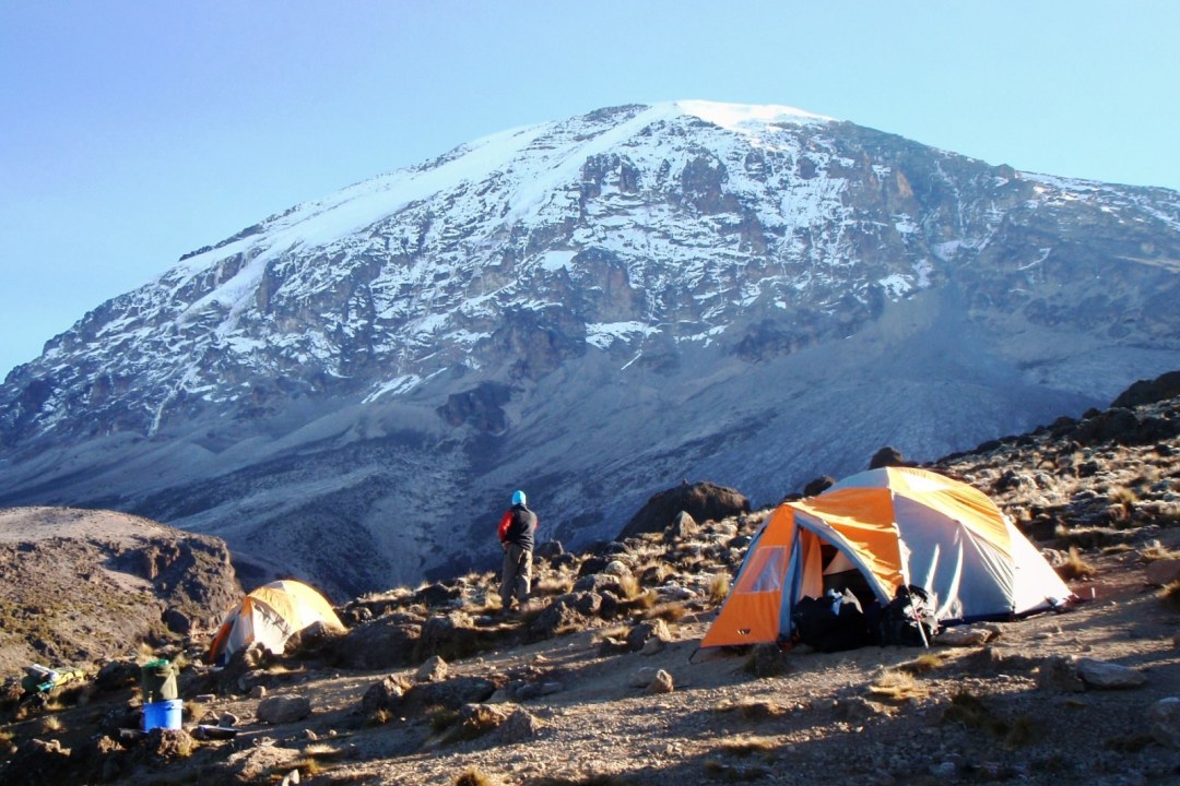 Shira Plateau, Lava Tower and Stella Point sunrise