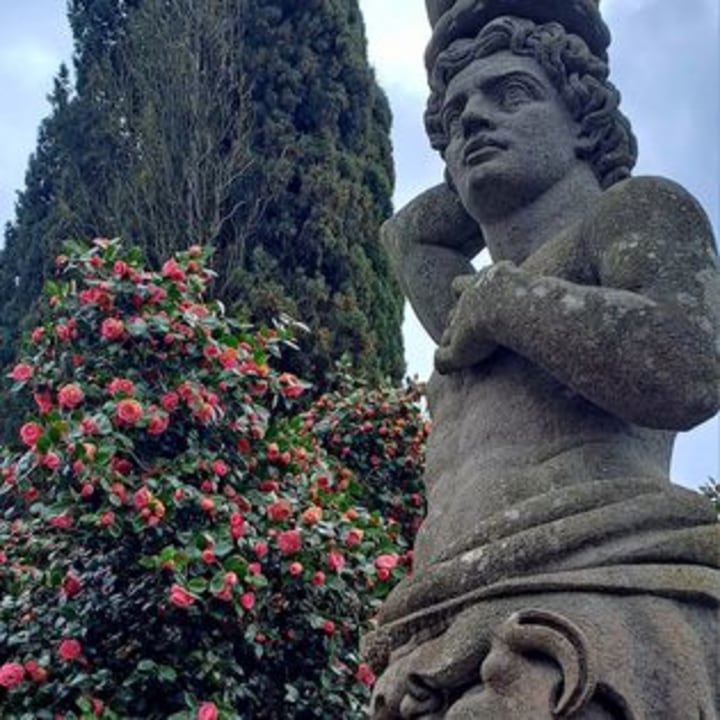 Farnese Palace, palace courtyard, noble apartments, gardens built on the hill behind the villa