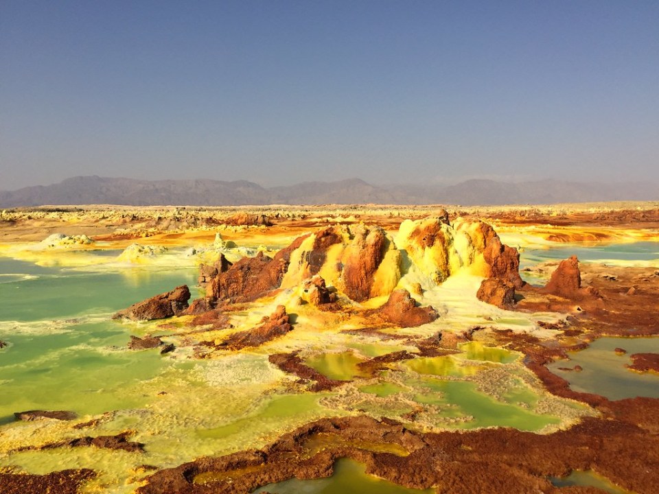Erta Ale lava lake, Dodom desert approach, Danakil Depression landscapes