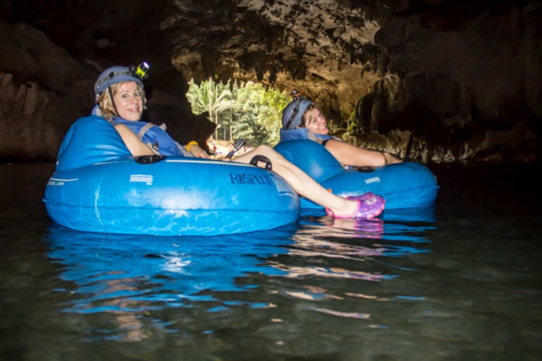 Mayan ruins of Altun Ha, Mayan cave, Rock Stone Pond, Belize