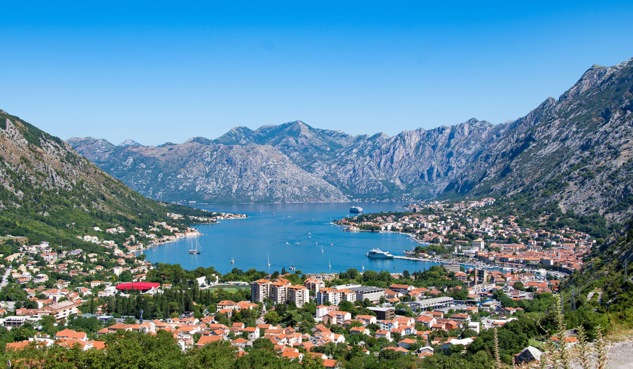 Serpentine Route, curve number 25, Bay of Kotor, Njeguši village