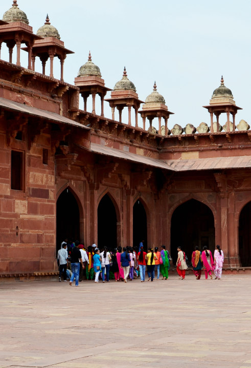 Keoladeo National Park wetlands, Bharatpur Bird Sanctuary marshes, Fatehpur Sikri red sandstone