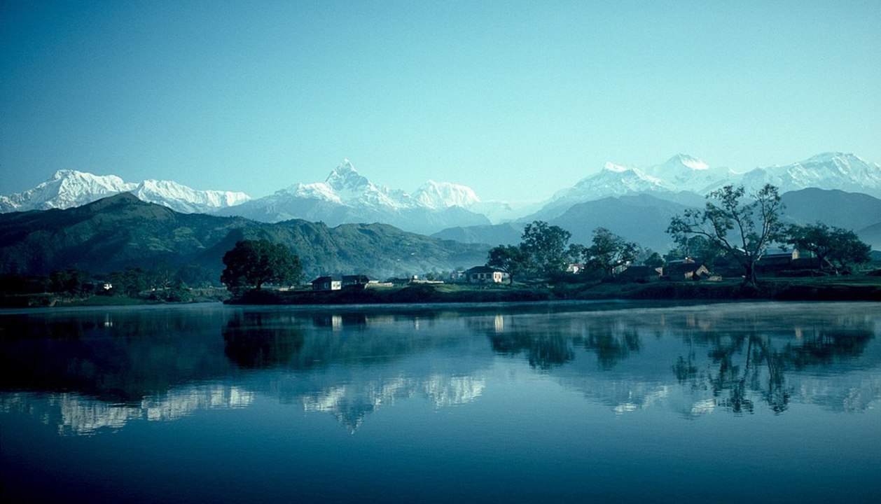 Kathmandu Valley, Annapurna range, Lamjung Himal, Begnas Tal