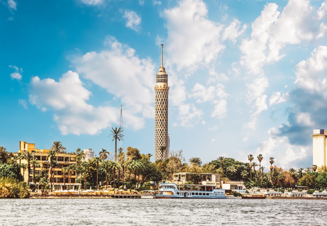 Egyptian Museum galleries, King Tut's treasures, Cairo Tower observation deck, Nile River cruise