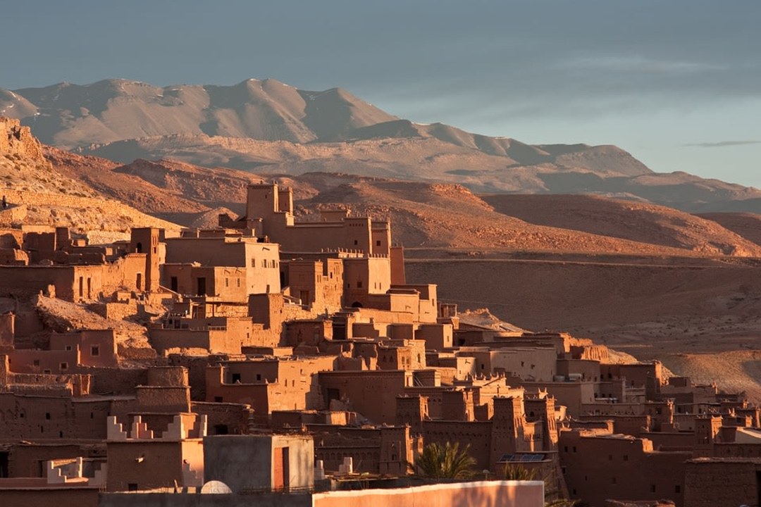 Tichka Pass, High Atlas Mountains, Aït Ben Haddou kasbah, Erg Chebbi dunes