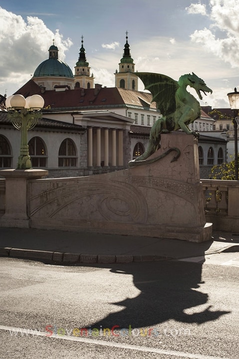 streets of Ljubljana, National Gallery of Slovenia, city centre