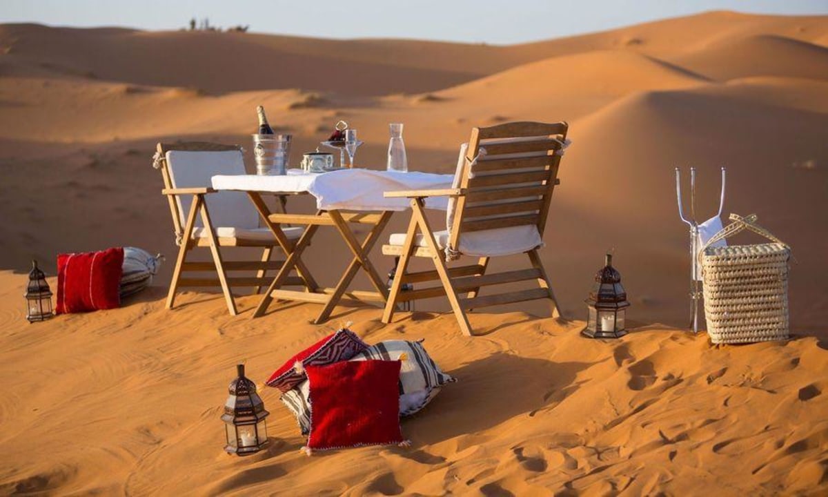 Erg Chebbi dunes, Merzouga camel trek, Ksar of Aït Benhaddou