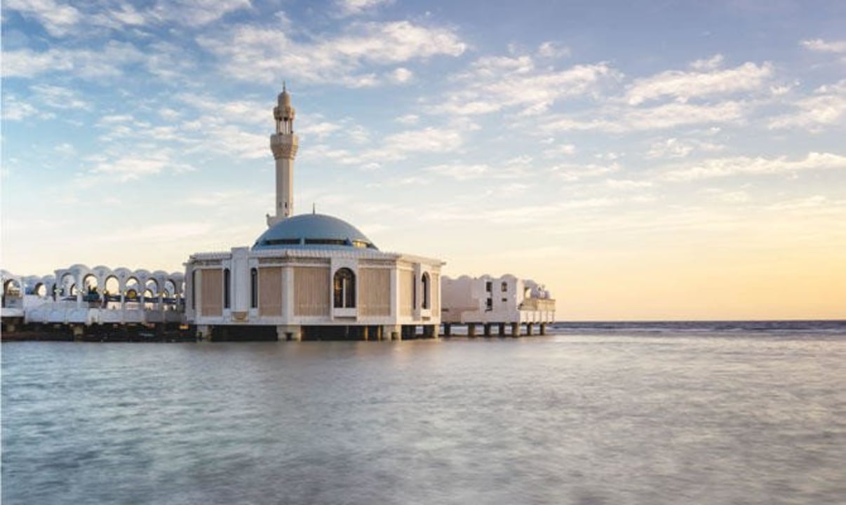 Open Museum, Jeddah Corniche on the Red Sea coast, Al-Rahmah Mosque