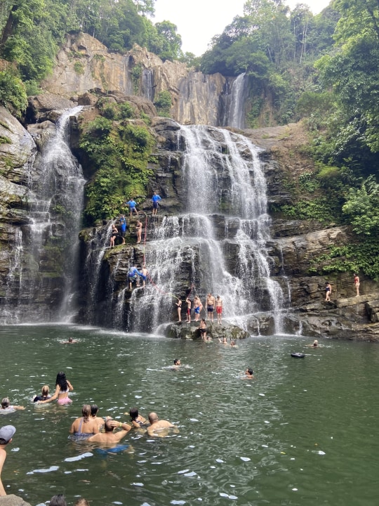 Hacienda Barú rainforest, Nauyacas waterfall, Manuel Antonio coast
