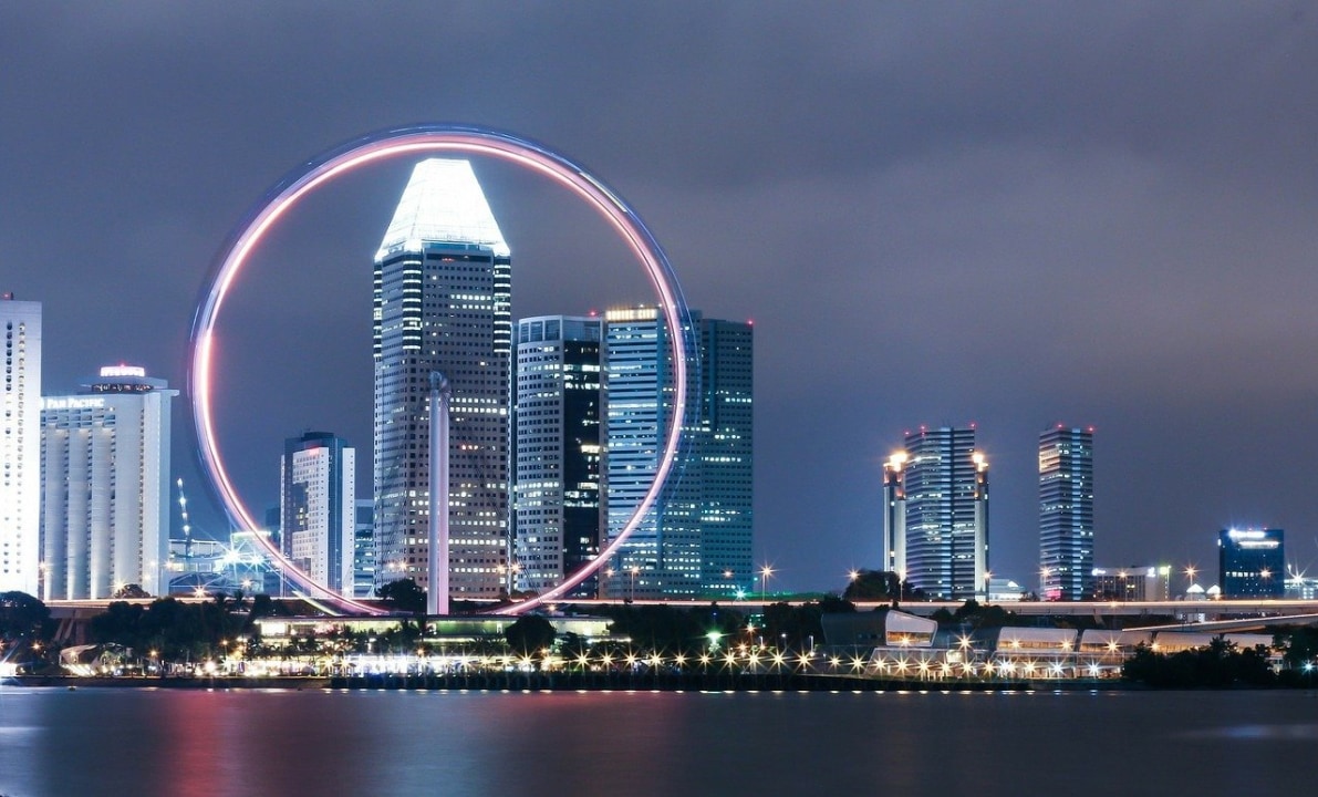 Marina Bay Sands, Helix Bridge, Merlion Park, Fullerton Pavilion