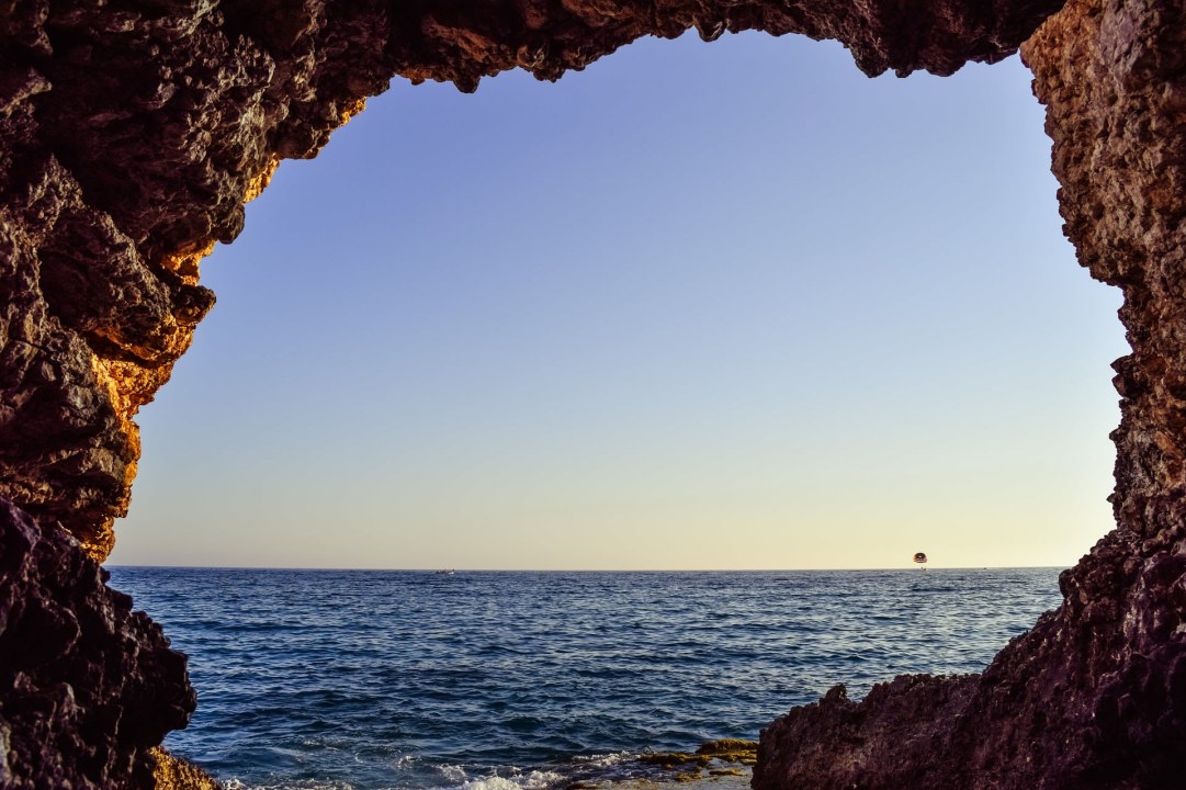 Blue Grotto sea caves, Wied Iz Zurrieq inlet, Marsaxlokk market