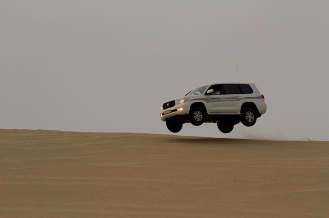 Qatari Desert dunes, the inland sea, The World Islands