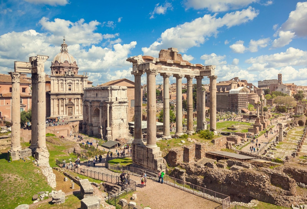 Colosseum, Palatine Hill, Trevi Fountain, Pantheon
