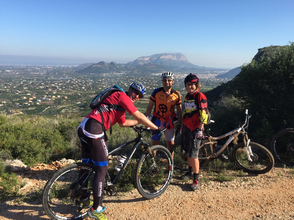Dénia, asphalt roads and forest trails, Costa Blanca landscapes