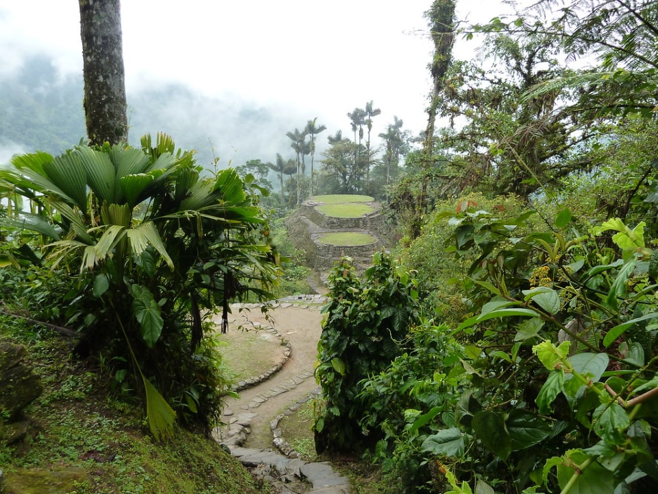 Playa Cristal, bahía de Neguanje, Tayronaka terraces, Quinta de San Pedro Alejandrino