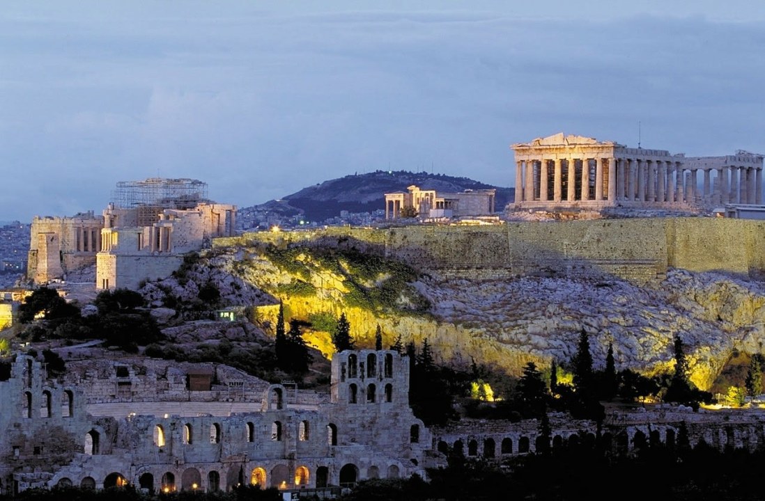 Parthenon, Acropolis of Athens, Plaka, Byzantine churches