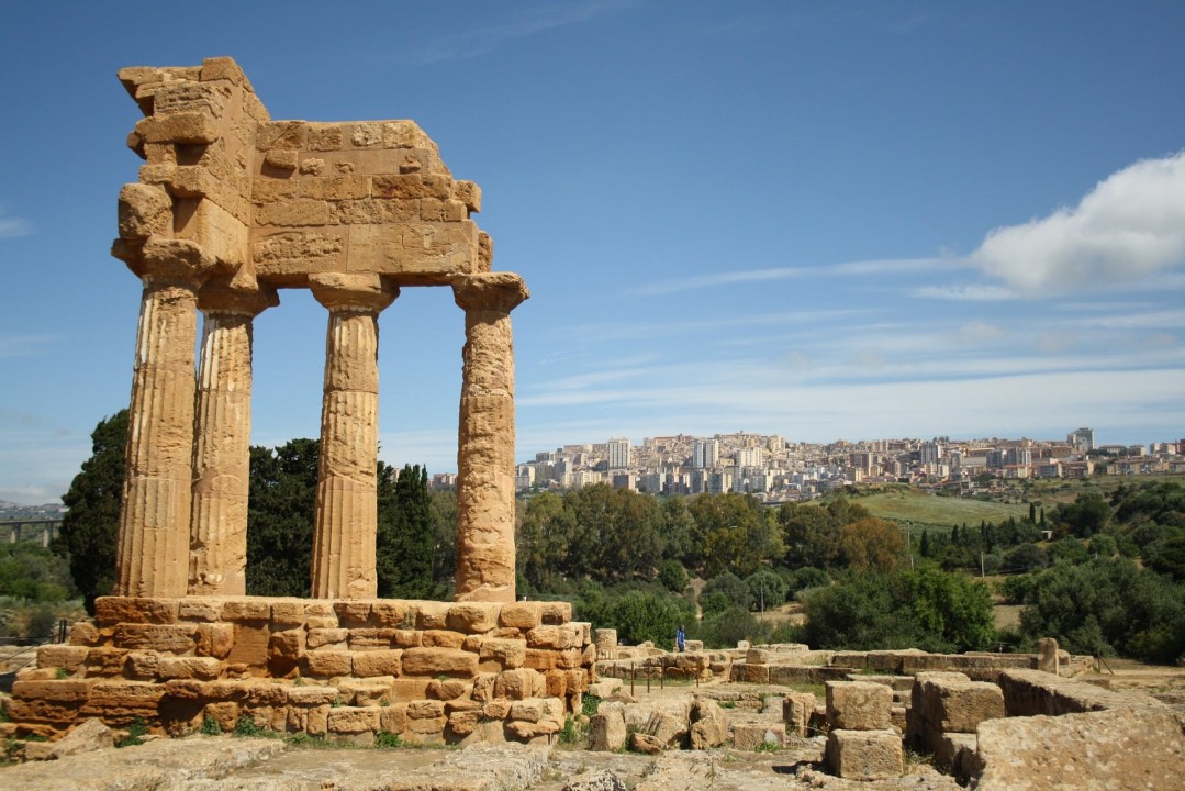 Girgenti Hill, Temple of Athena, Church of Santa Maria dei Greci