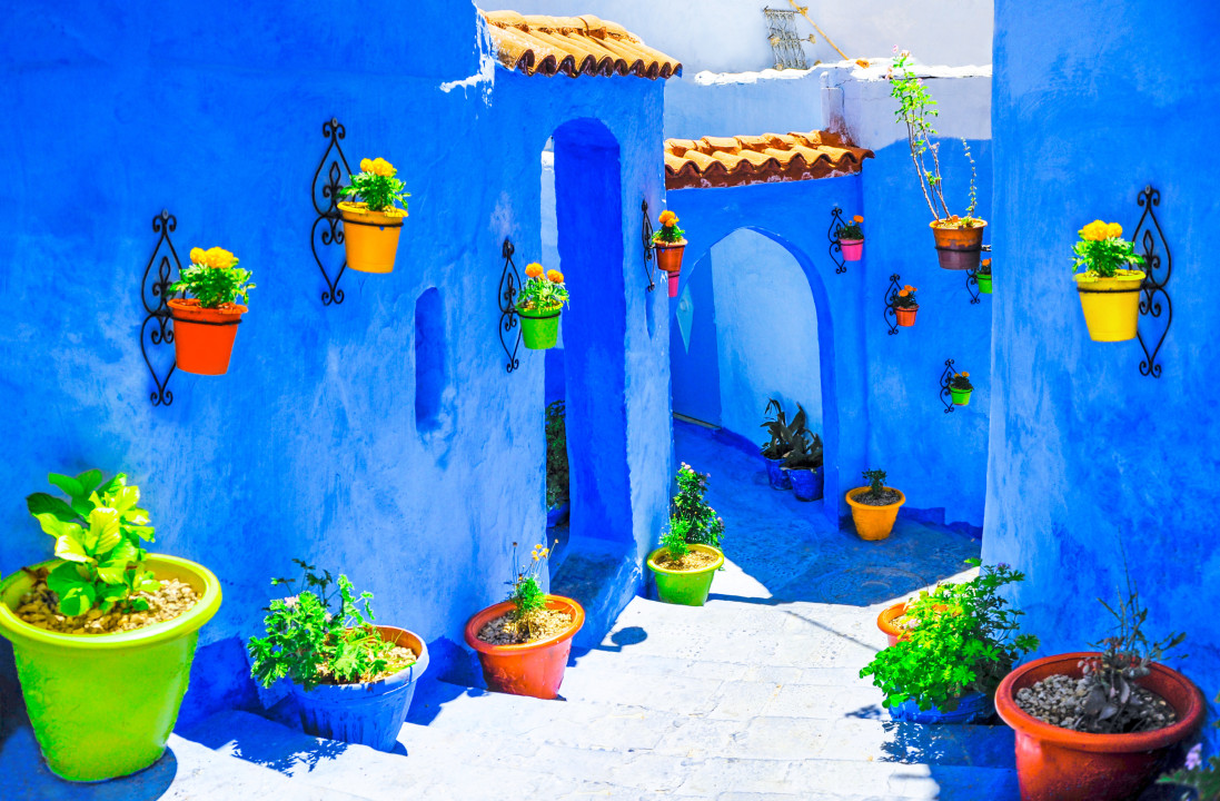 Chefchaouen blue streets, Esbanin Valley, Rass Elma River