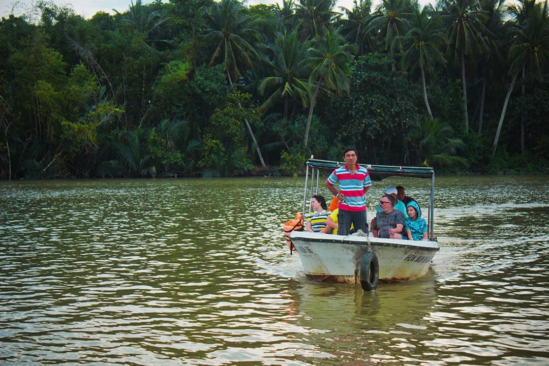 Cái River, coconut-lined riverbanks, Champa Island, Po Nagar