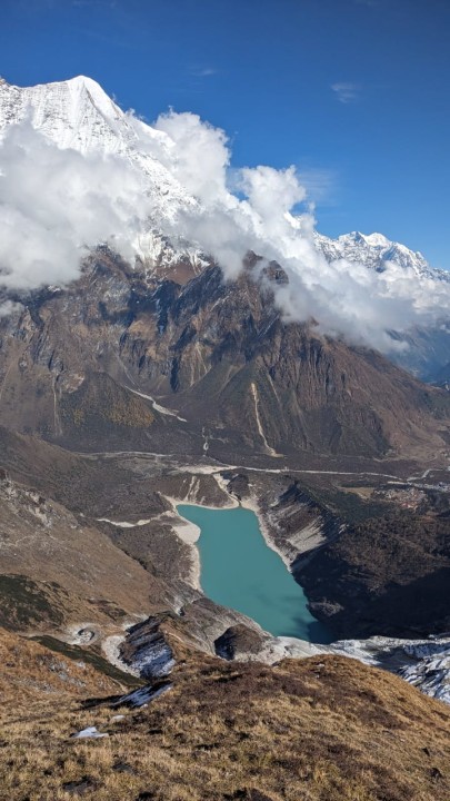 Larkya La Pass, Pungen Glacier, Manaslu Base Camp, Samagaun