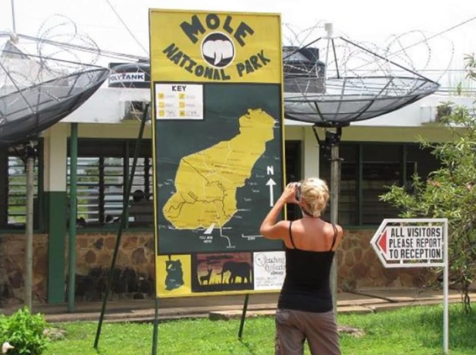 Mole National Park savannah, Larabanga Mosque, Mognori Cultural Village canoe waters