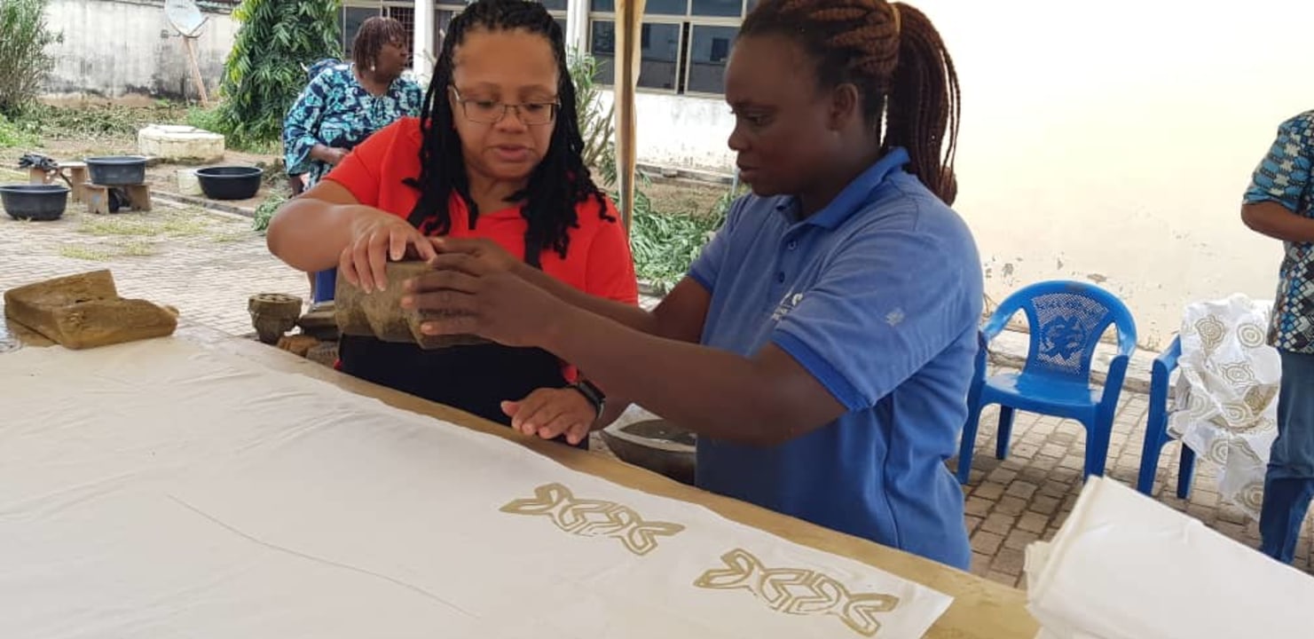 Accra culinary school, batik-making workshop, Accra hotel