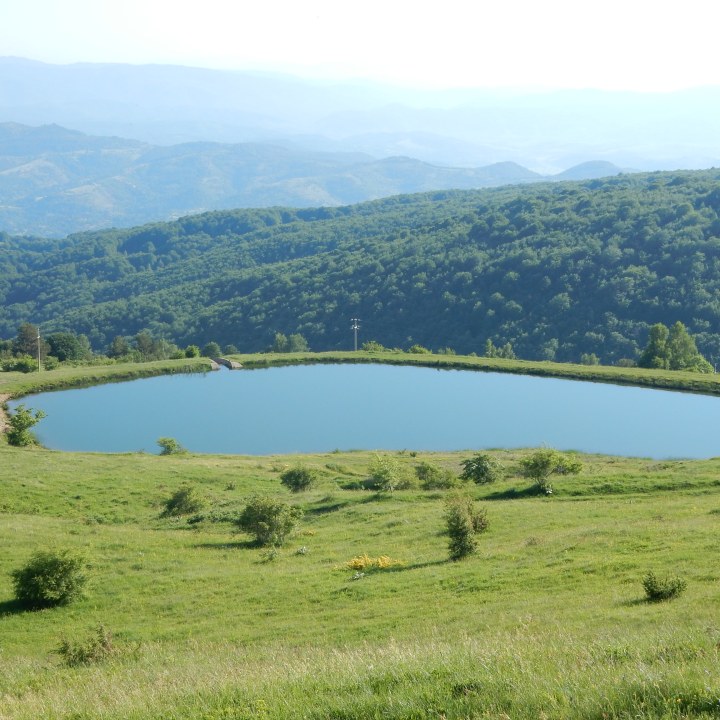 Kalin Kamen Lake, Tsarev Vrv summit, monastery of St. Joakim Osogovski