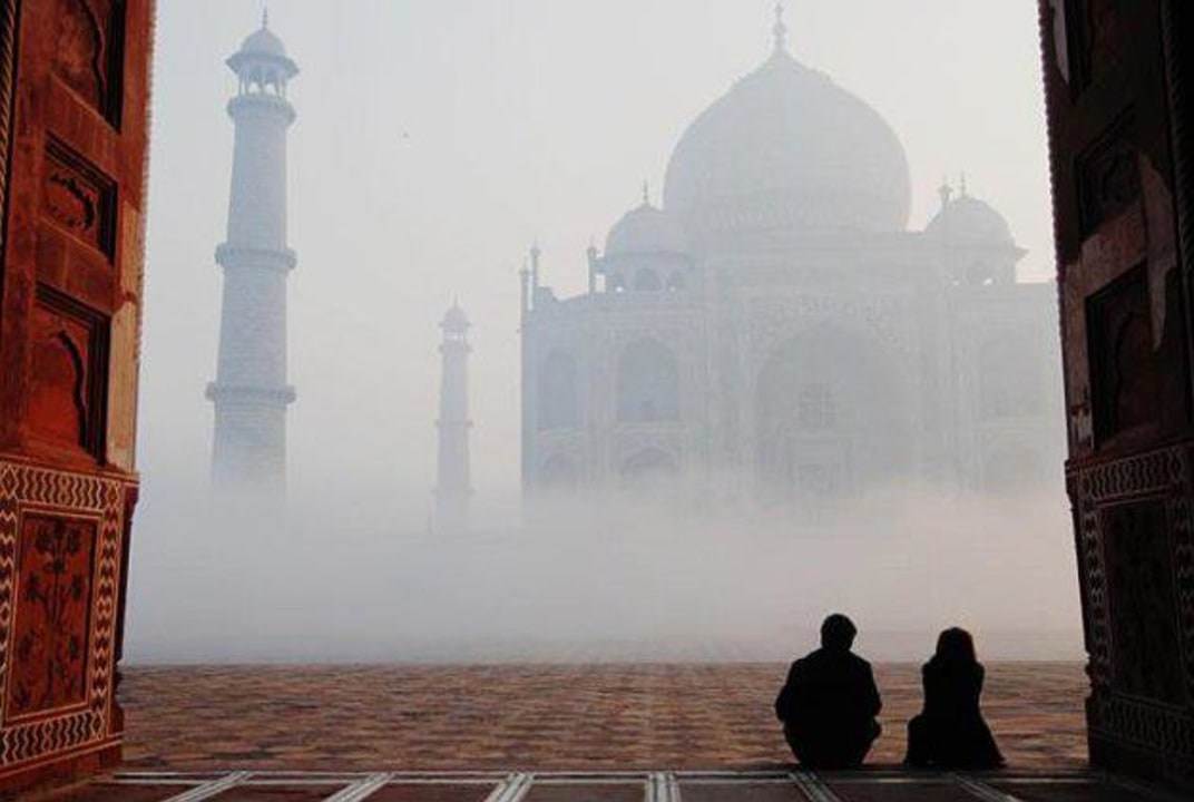 Taj Mahal at sunrise, Agra Fort ramparts, Itmad-ud-Daulah's Tomb, Agra's vibrant local markets
