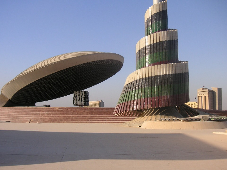 National Museum of Iraq, Malwiya Minaret at the Great Mosque of Samarra, the ruins of Babylon
