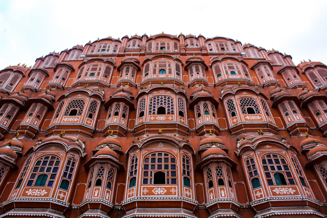 Taj Mahal, Amer Fort, Khajuraho Group of Temples, Dashashwamedh Ghat