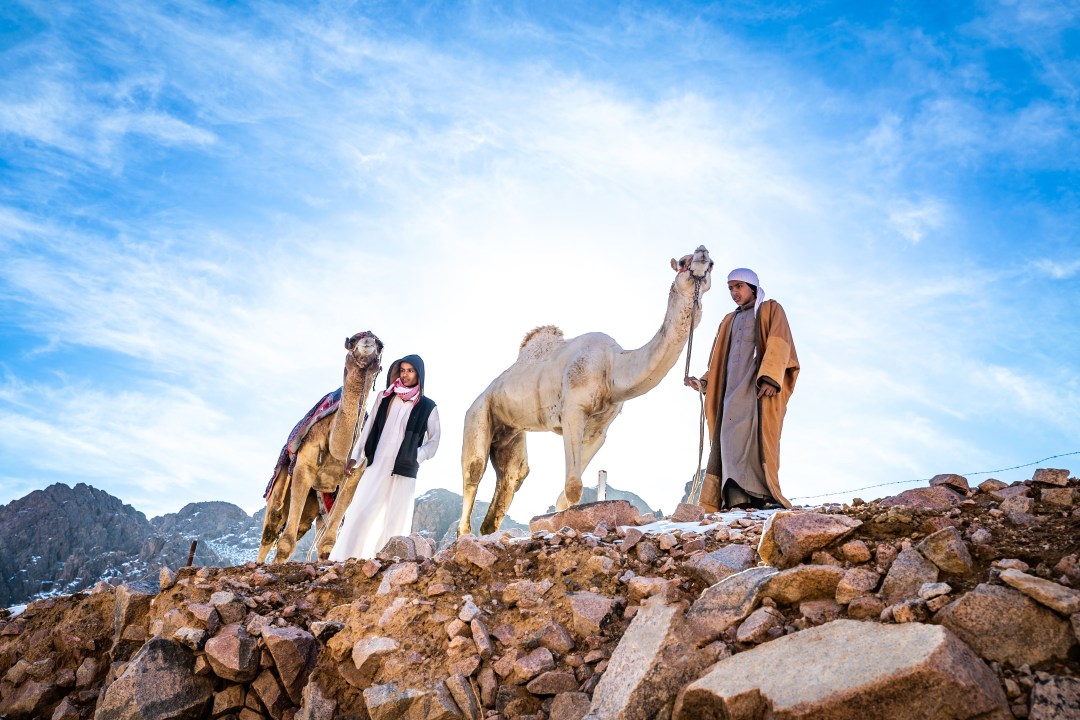 Safina Ship Rock, Jabal Al Lawz, Golden Calf Petroglyphs, Red Sea sunset