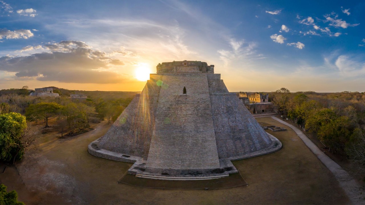 Tulum cliffside ruins, Coba archaeological site, Uxmal Puuc palaces, El Castillo at Chichén Itzá
