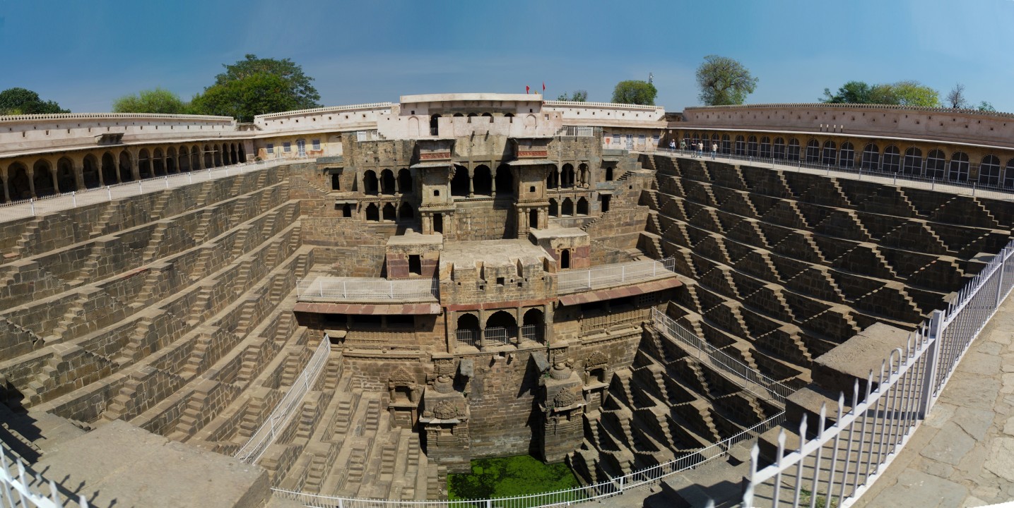Chand Baori, Abhaneri village, red sandstone Fatehpur Sikri
