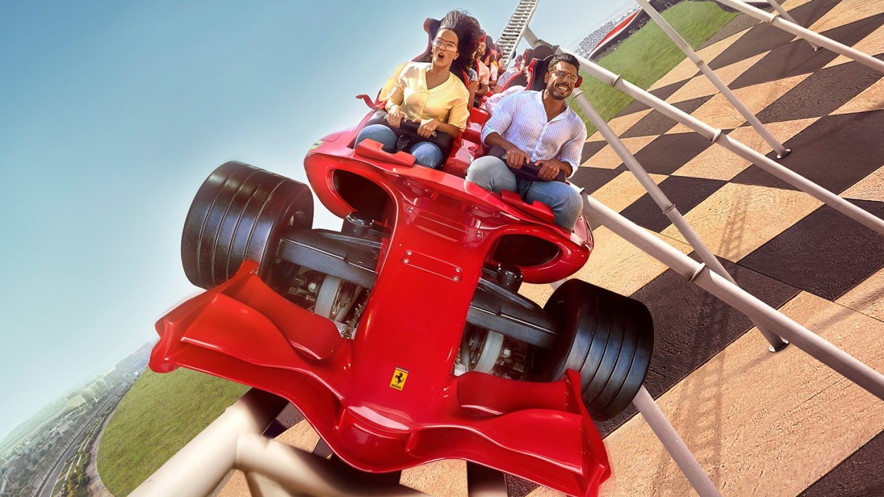 Sheikh Zayed Grand Mosque, Emirates Palace, Ferrari World