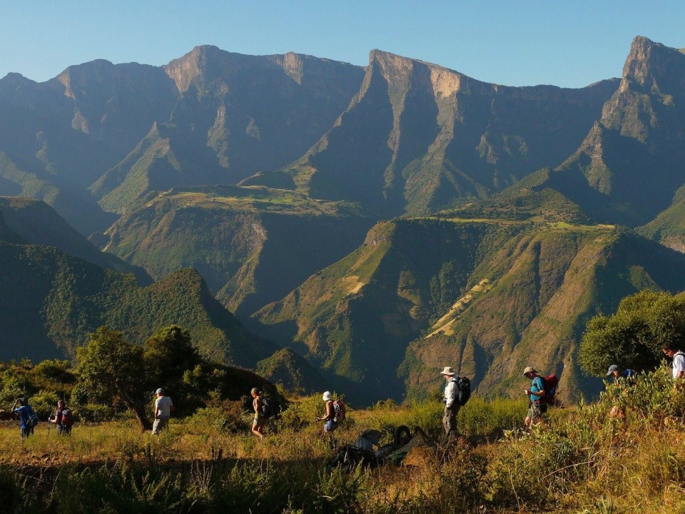 Royal Castles of Gondar, Simien Mountains National Park escarpments, Churches of Lalibela