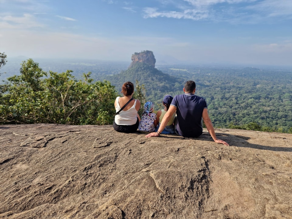 Sigiriya Rock Fortress, misty tea plantations around Ella, Dambulla Cave Temple
