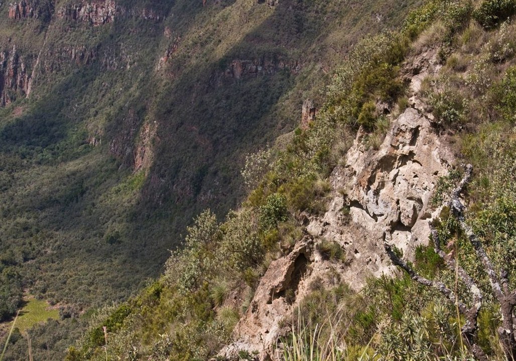 Mount Longonot summit, great escarpment, Lake Naivasha views