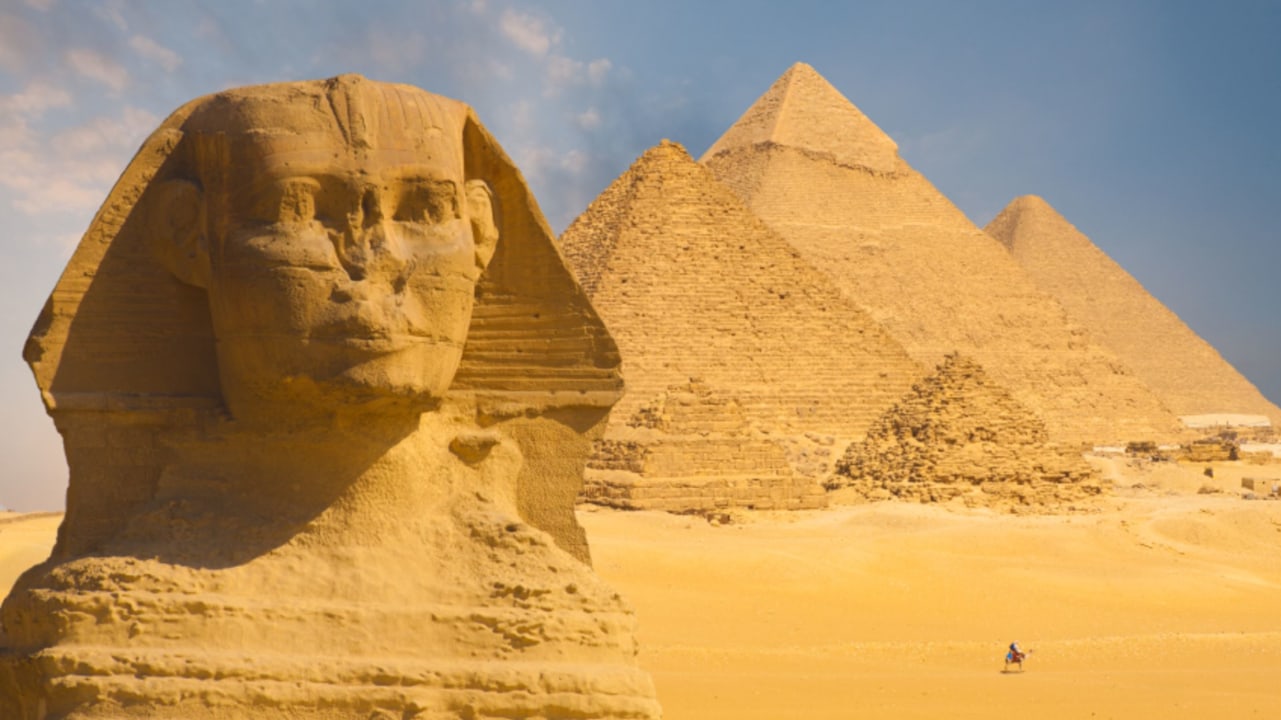 Giza Plateau, Great Pyramid of Giza, Great Sphinx of Giza